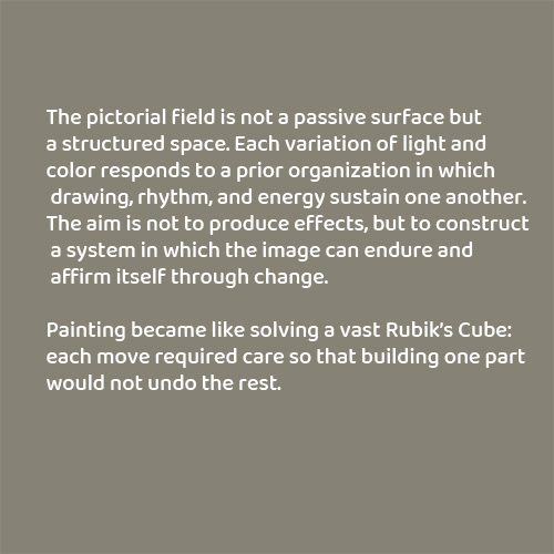 pictorial field by Guillermo Bellod