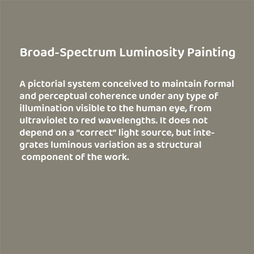 Broad-Spectrum Luminosity Painting by Guillermo Bellod