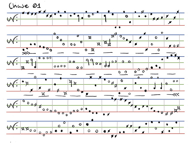 Light notation by Guillermo Bellod