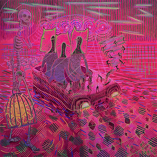 Obra de Bellod del proyecto Latent Paintings en la que la imagen se activa mediante la luz y la percepci&oacute;n.